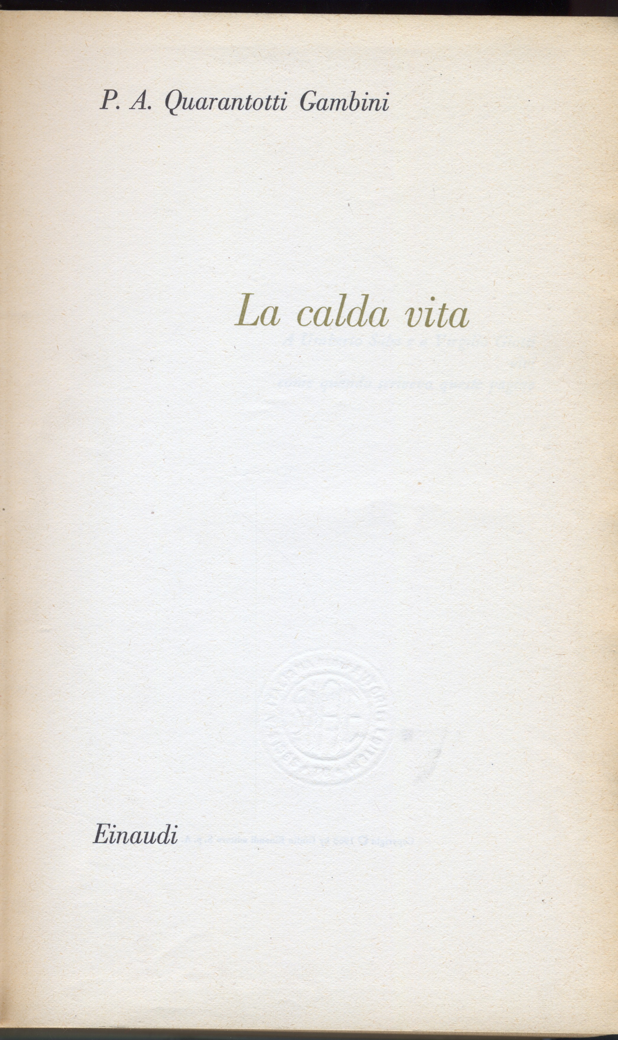 la calda vita
