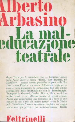 la maleducazione teatrale