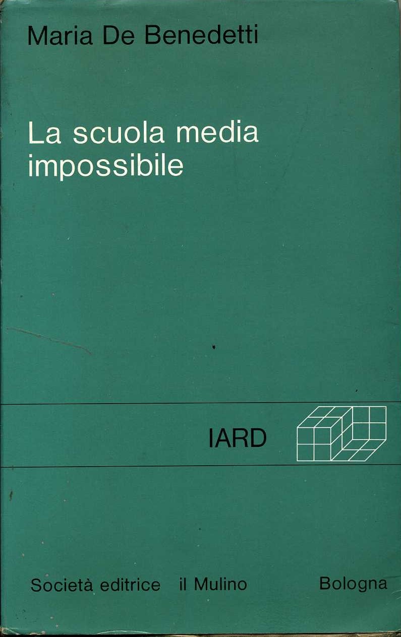 la scuola media impossibile maria de benedetti mar