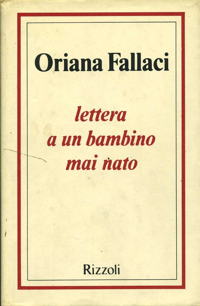 lettera a un bambino mai nato