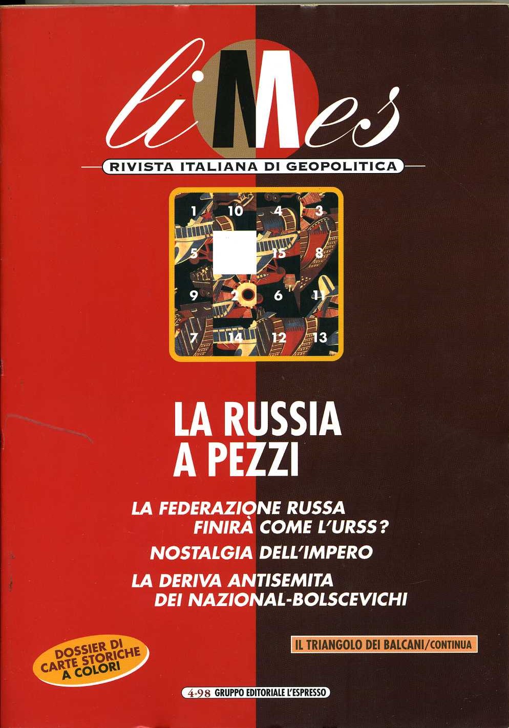 Limes 4 1998 la russia a pezzi