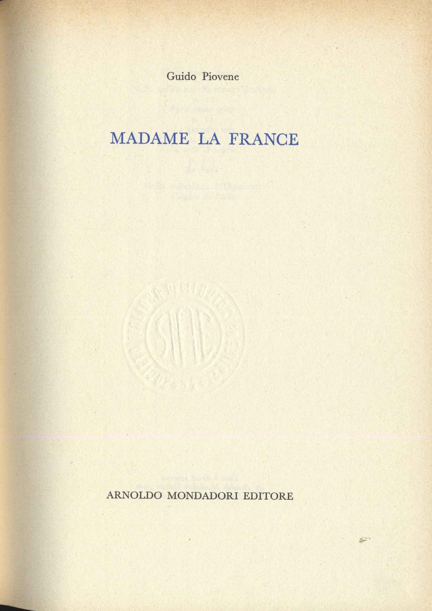 madame la france