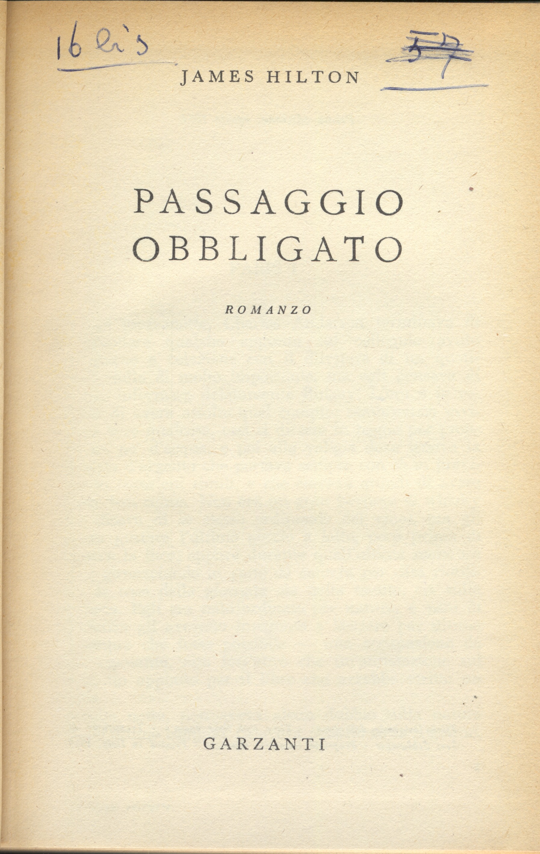 passaggio obbligato