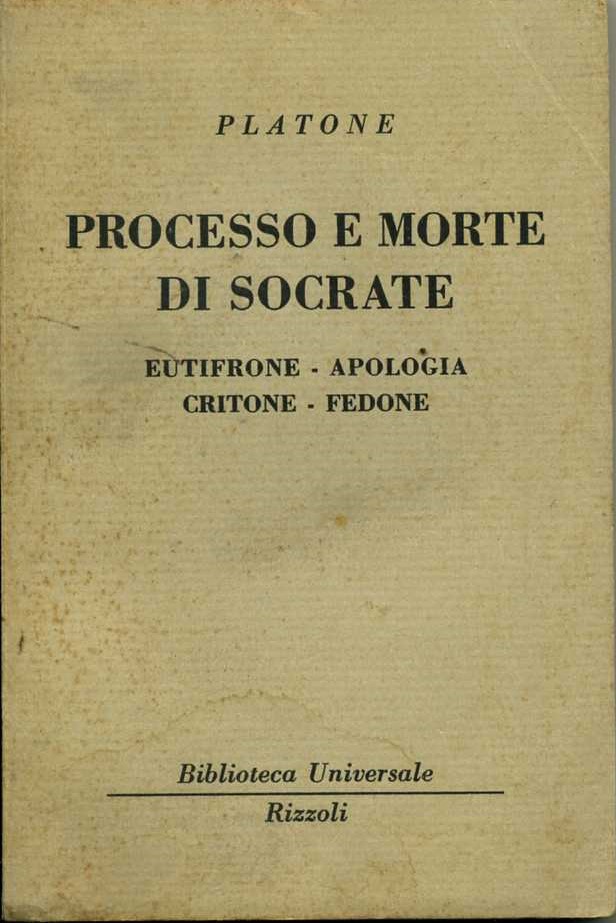 processo e morte di socrate platone