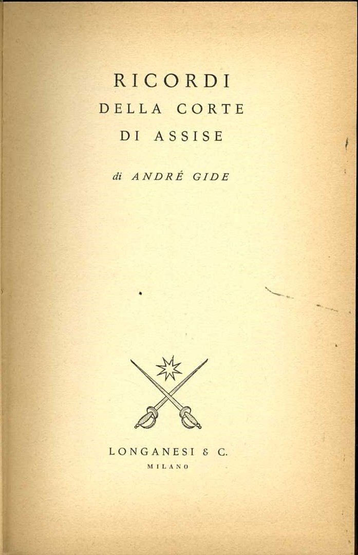 ricordi della corte d`assise