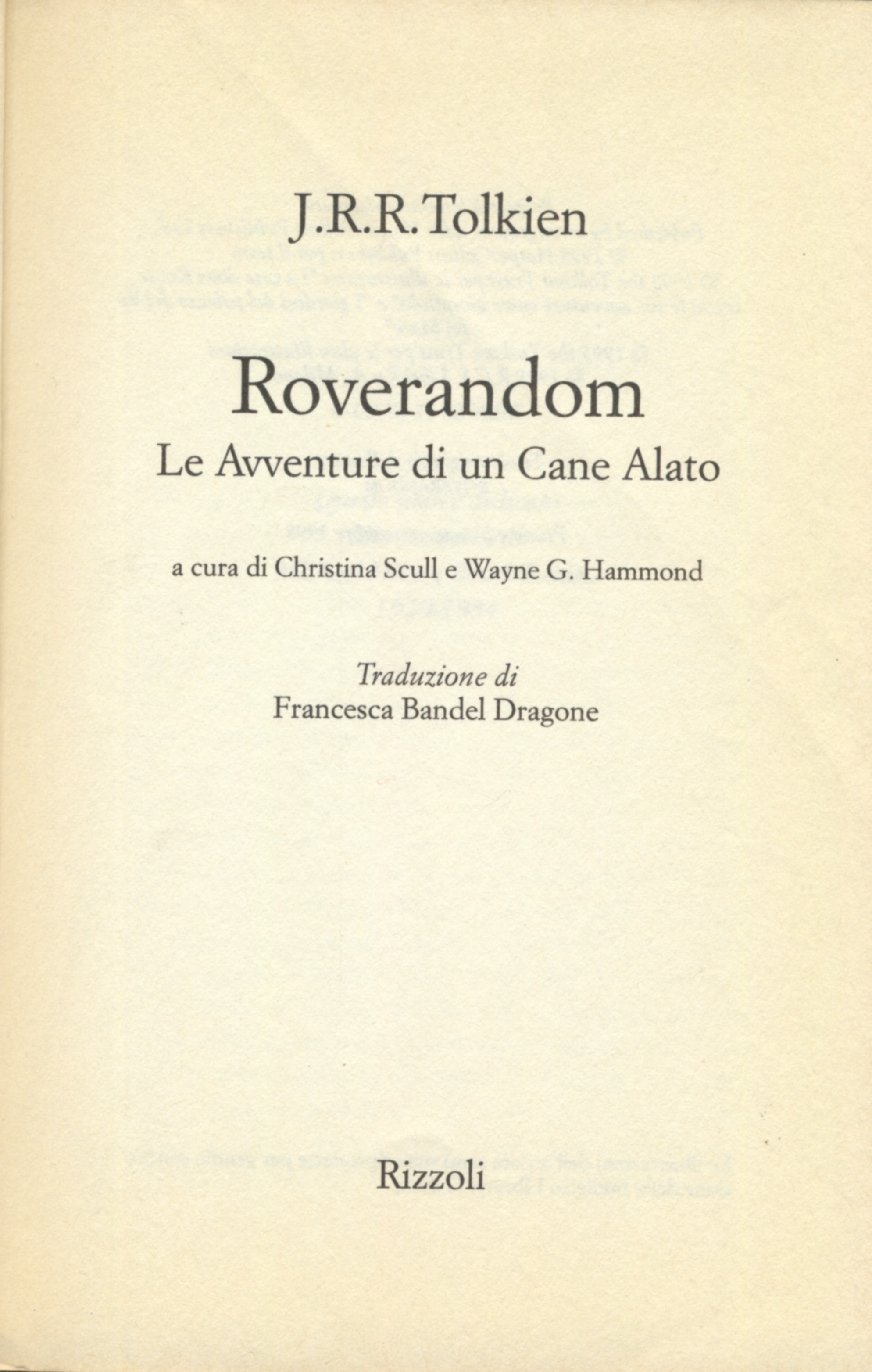 Roverandom. Le avventure di un cane alato
