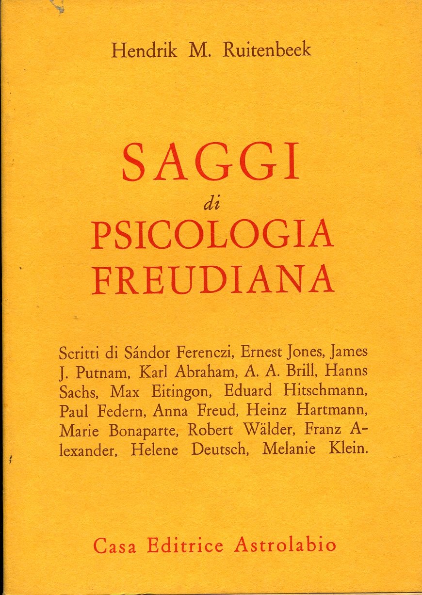 saggi di psicologia freudiana