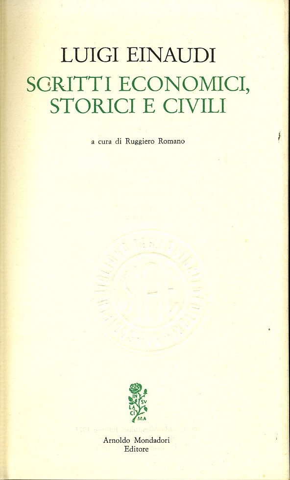 scritti economici storici e civili