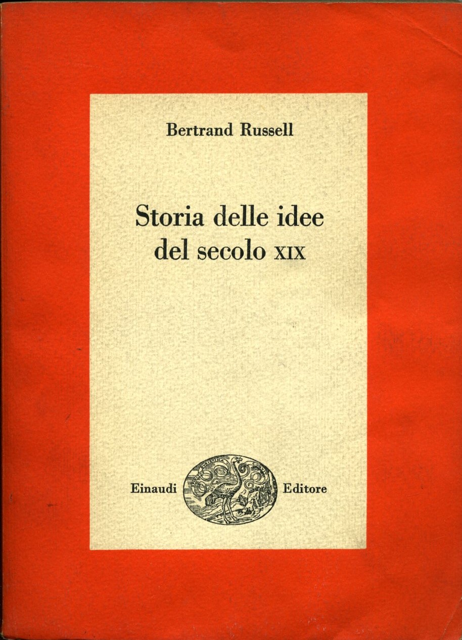 storia delle idee del secolo xix bertrand russell