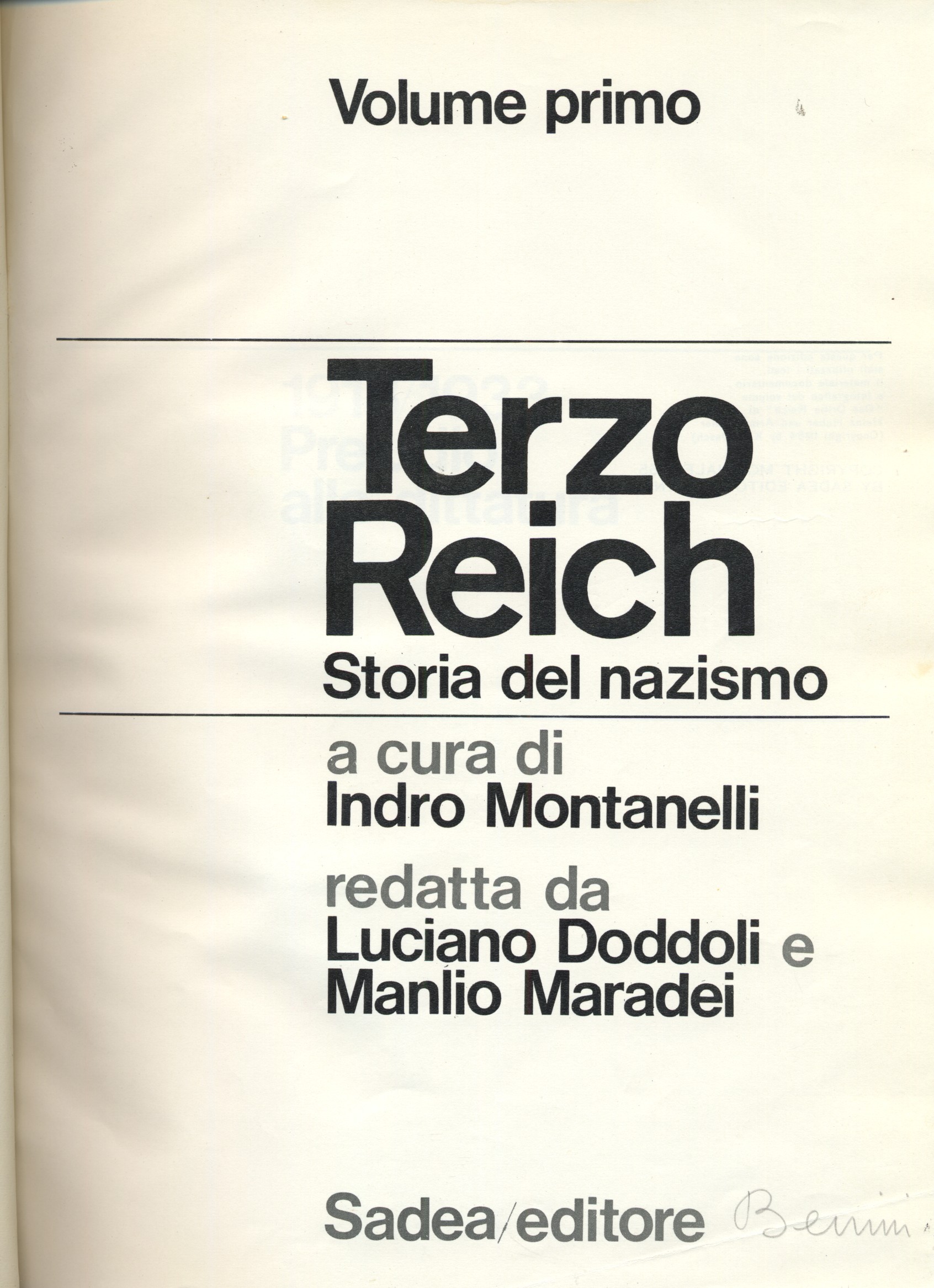 Terzo Reich Storia Del Nazismo2 Volumi