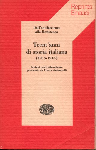 trent`anni di storia italiana