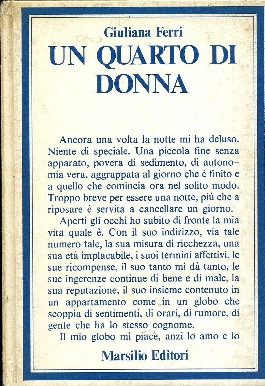 un quarto di donna