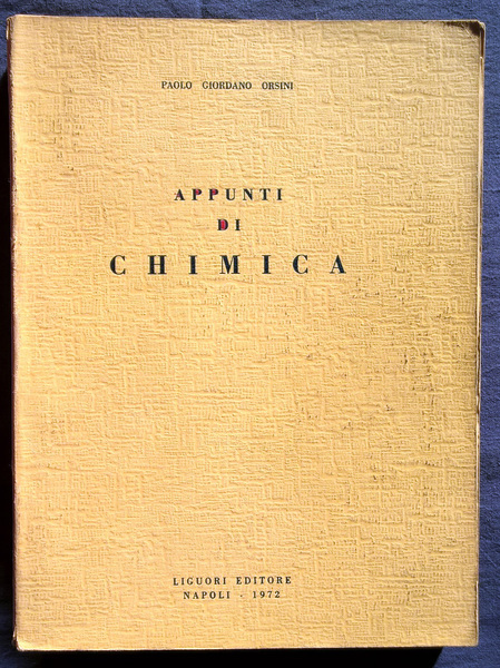 Appunti di Chimica.