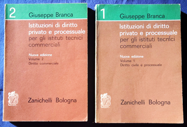 Istituzioni di diritto privato e processuale […]. Nuova edizione. Vol. …