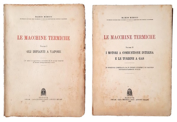 Le macchine termiche. Volume I (-II).