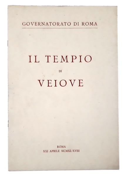 Il Tempio di Veiove