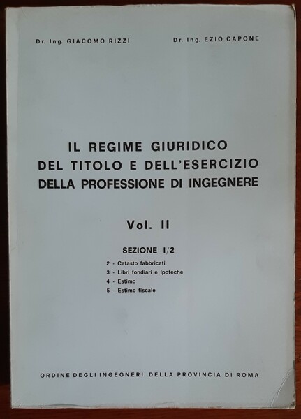 Il regime giuridico del titolo e dell'esercizio della professione di …