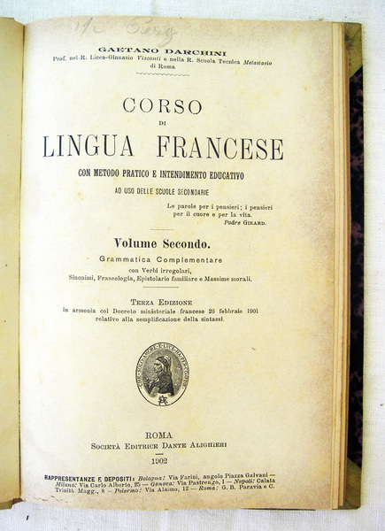 Corso di lingua francese con metodo pratico e intendimento educativo …