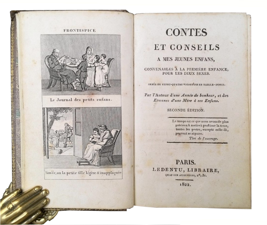 Contes et conseils a mes jeunes enfans, convenables a la …