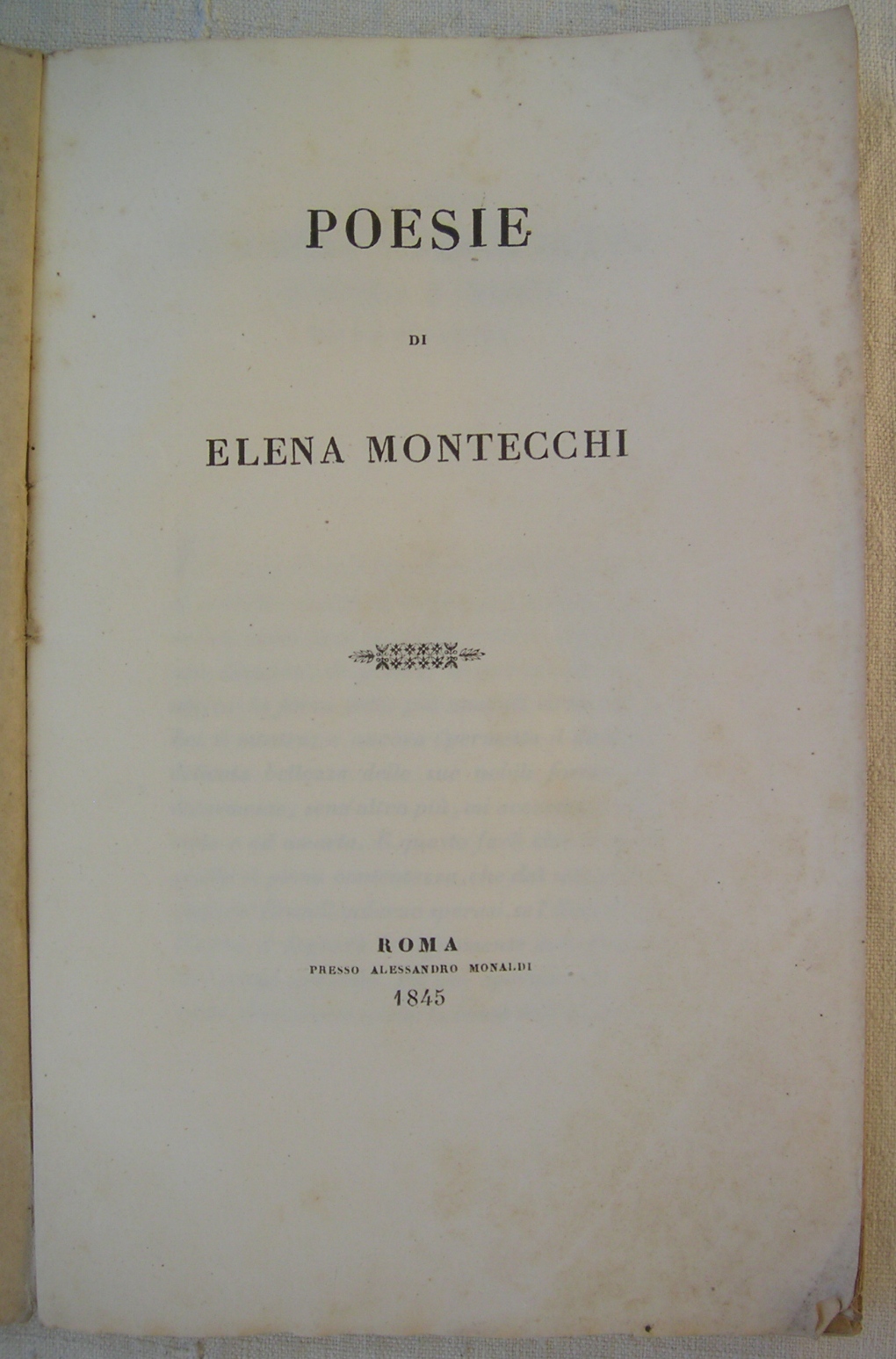 Poesie di Elena Montecchi.