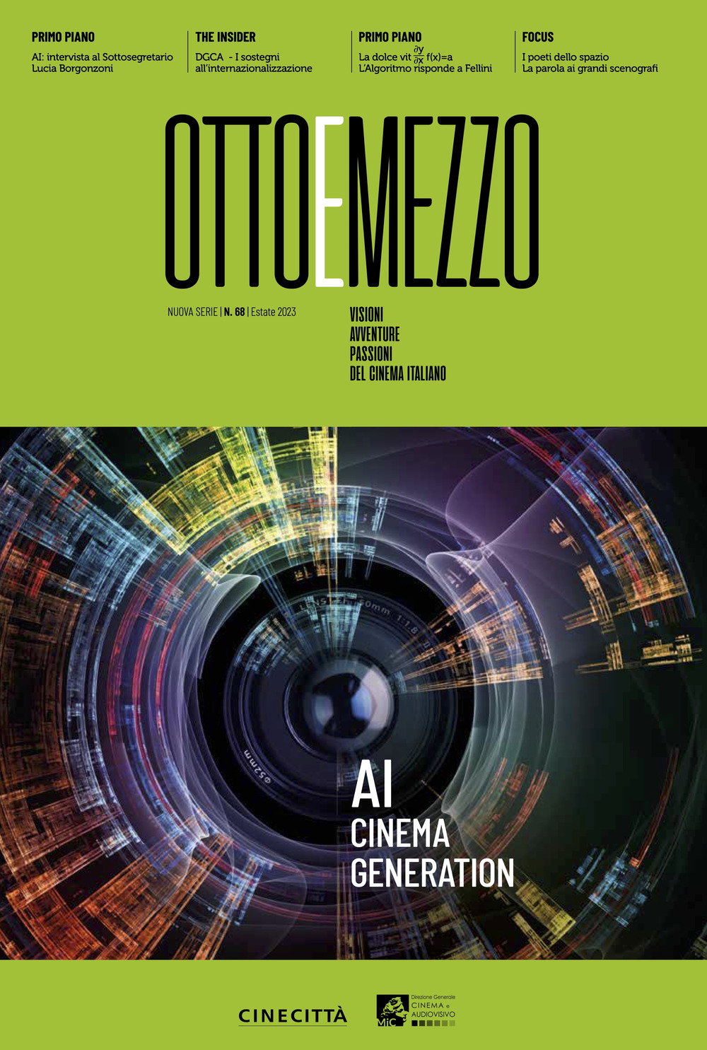 Ottoemezzo. Visioni, avventure e passioni del cinema italiano. Vol. 68: …