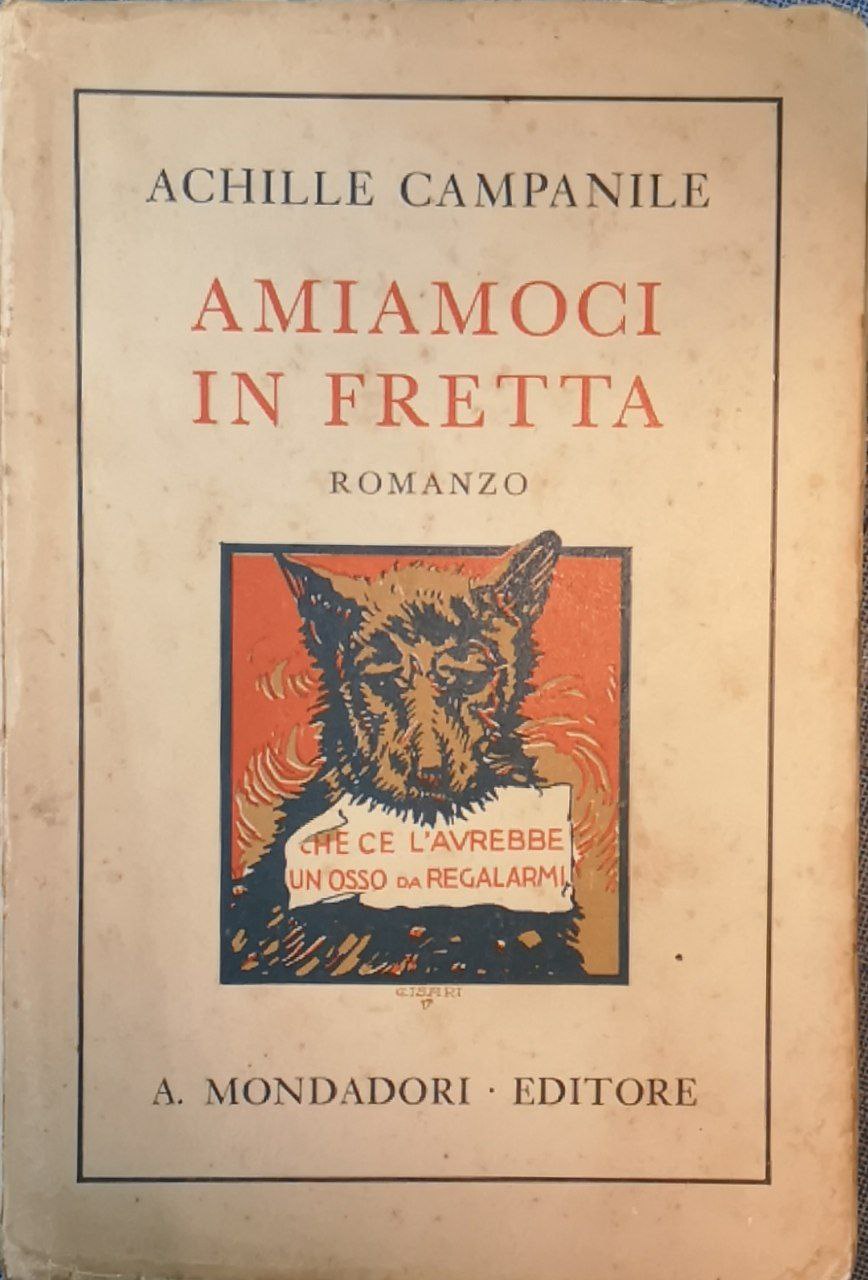Amiamoci in fretta. Romanzo