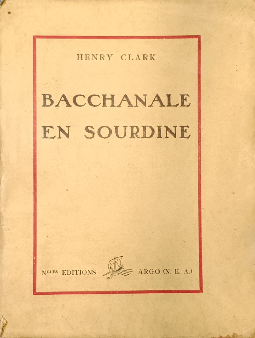 Bacchanale en sourdine