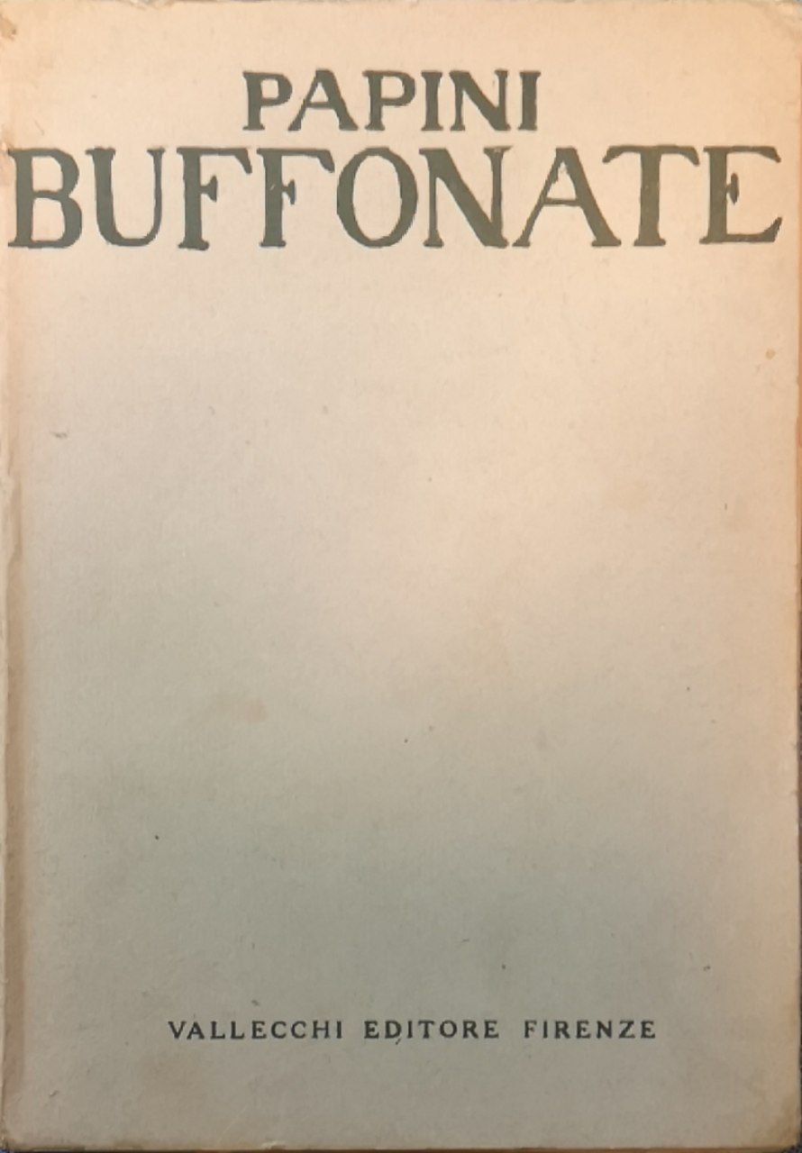 Buffonate. Satire e fantasie