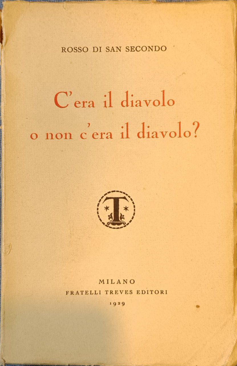 C'era il diavolo o non c'era il diavolo?