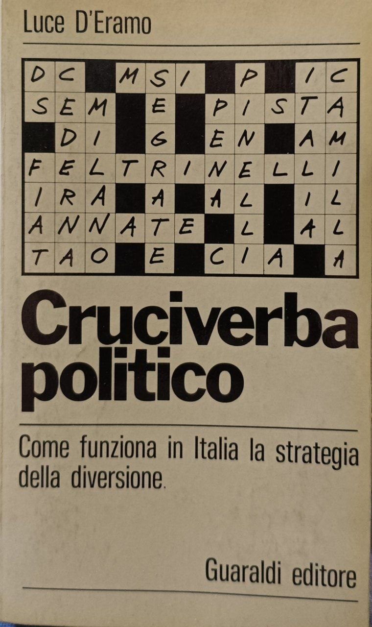 Cruciverba politico: come funziona in Italia la strategia della diversione