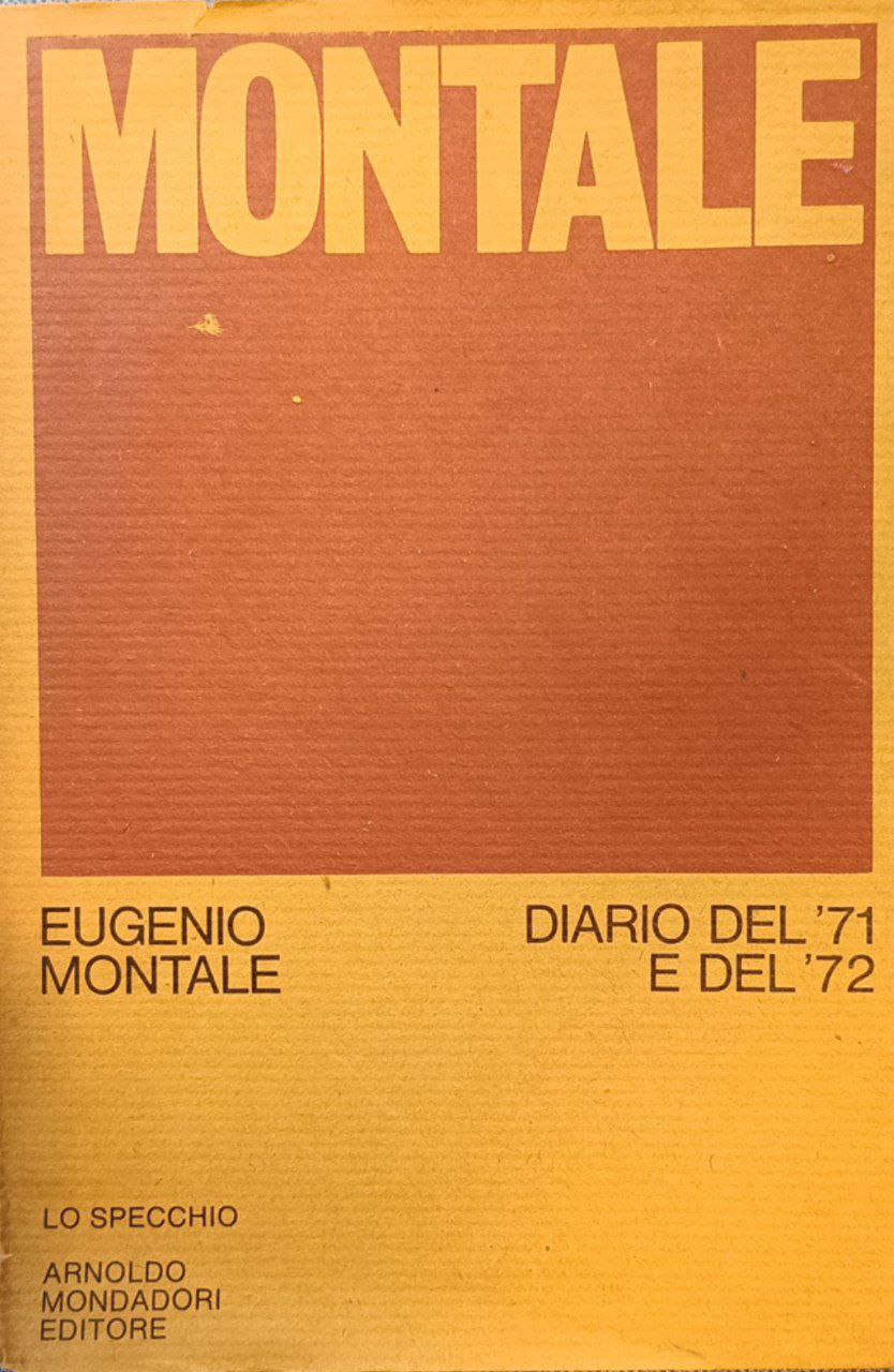 Diario del '71 e del '72