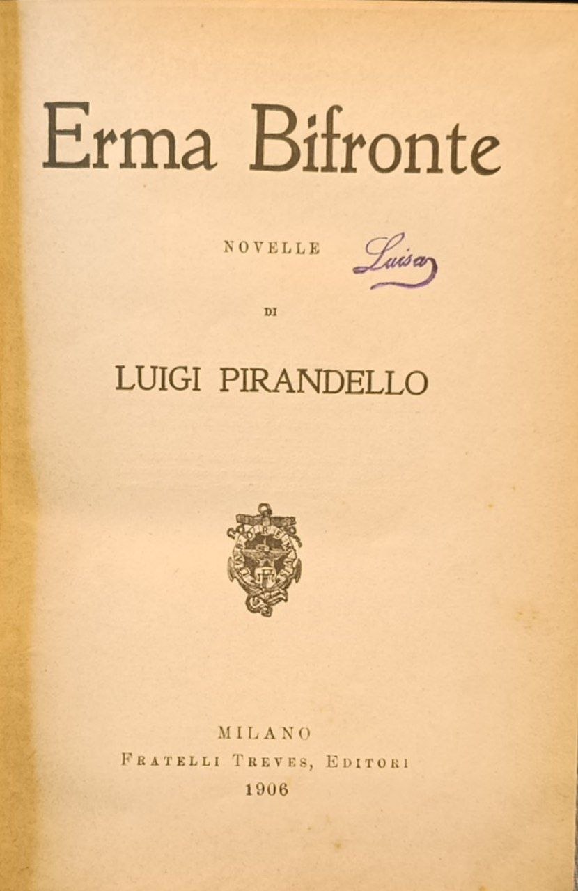 Erma bifronte. Novelle