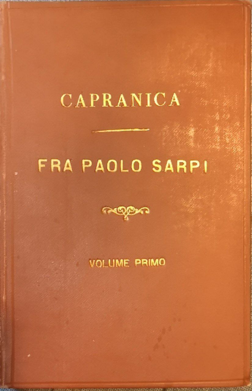 Fra Paolo Sarpi: romanzo storico