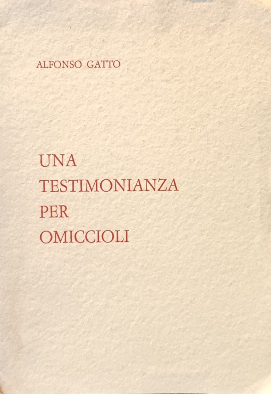 Giovanni Omiccioli presenta dipinti, acqueforti e disegni: marzo 1968