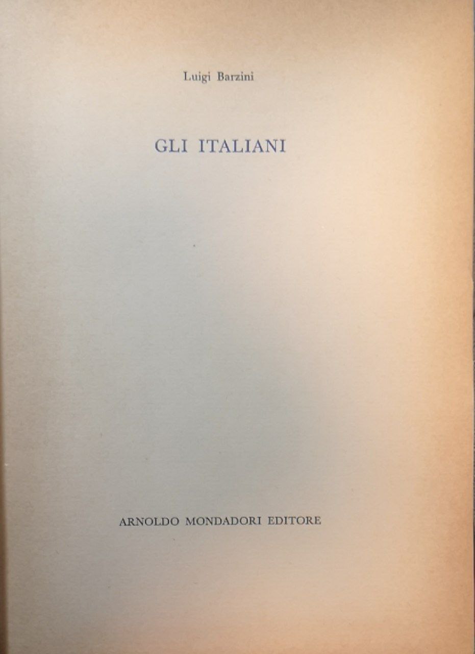 Gli italiani