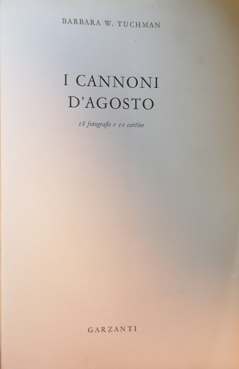 I cannoni d'agosto