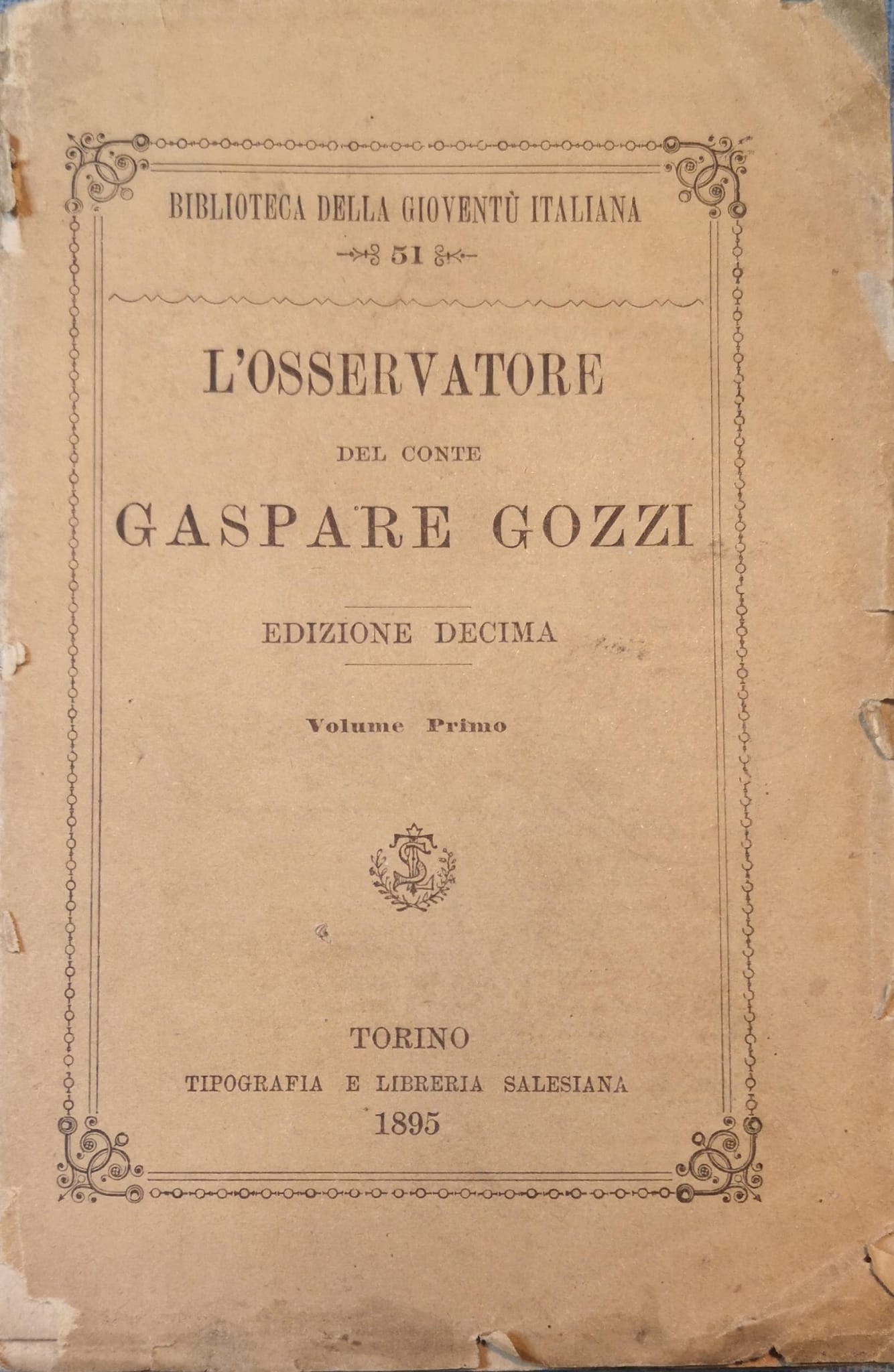 L'osservatore del conte Gaspare Gozzi