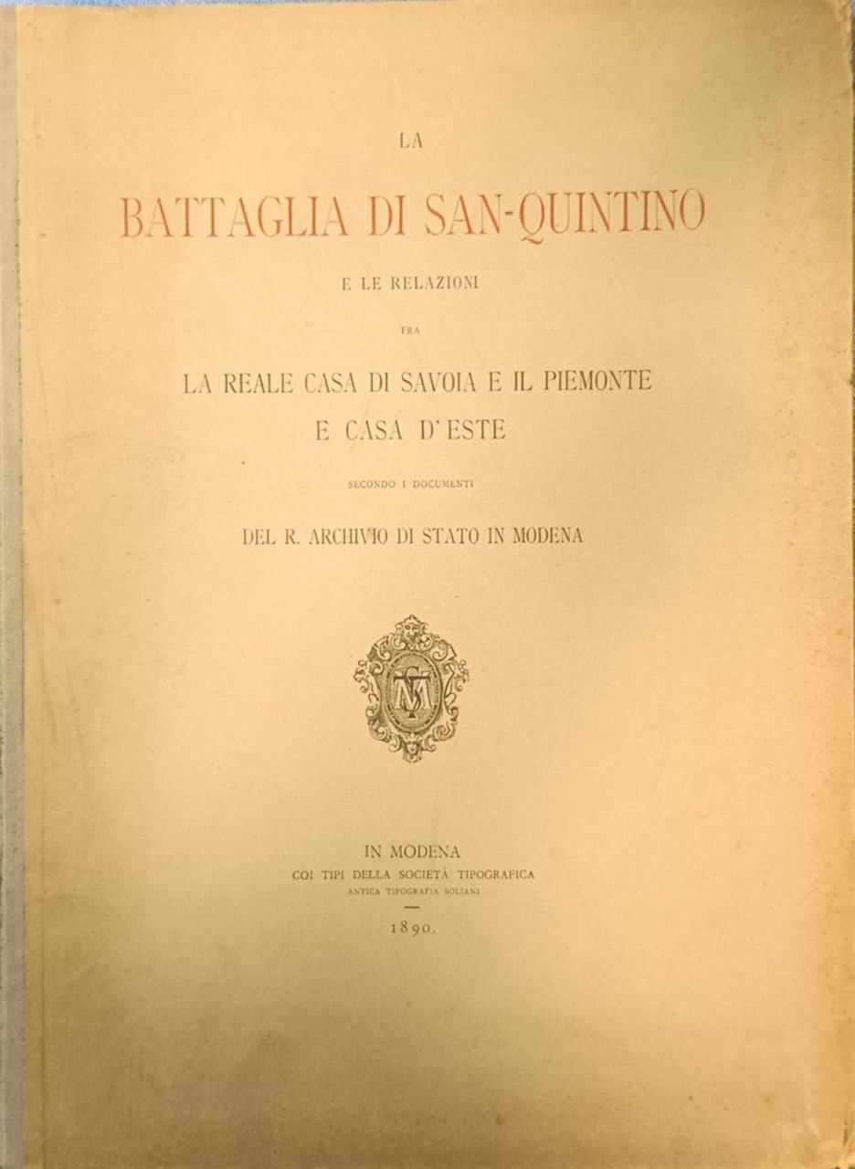 La battaglia di San Quintino e le relazioni fra la …