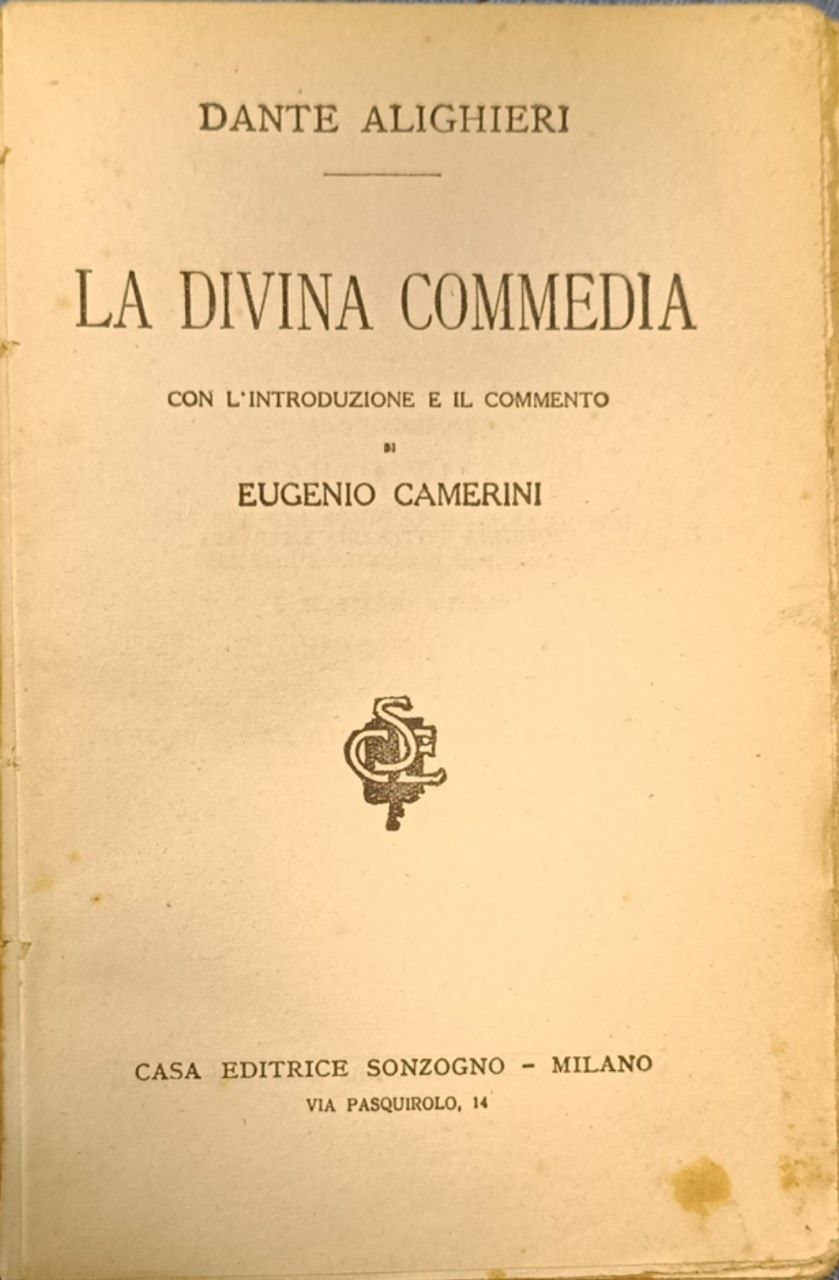 La Divina Commedia