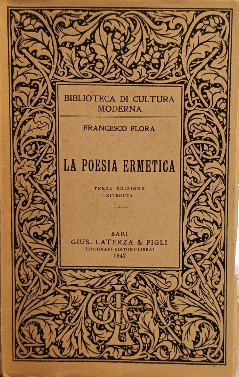 La poesia ermetica