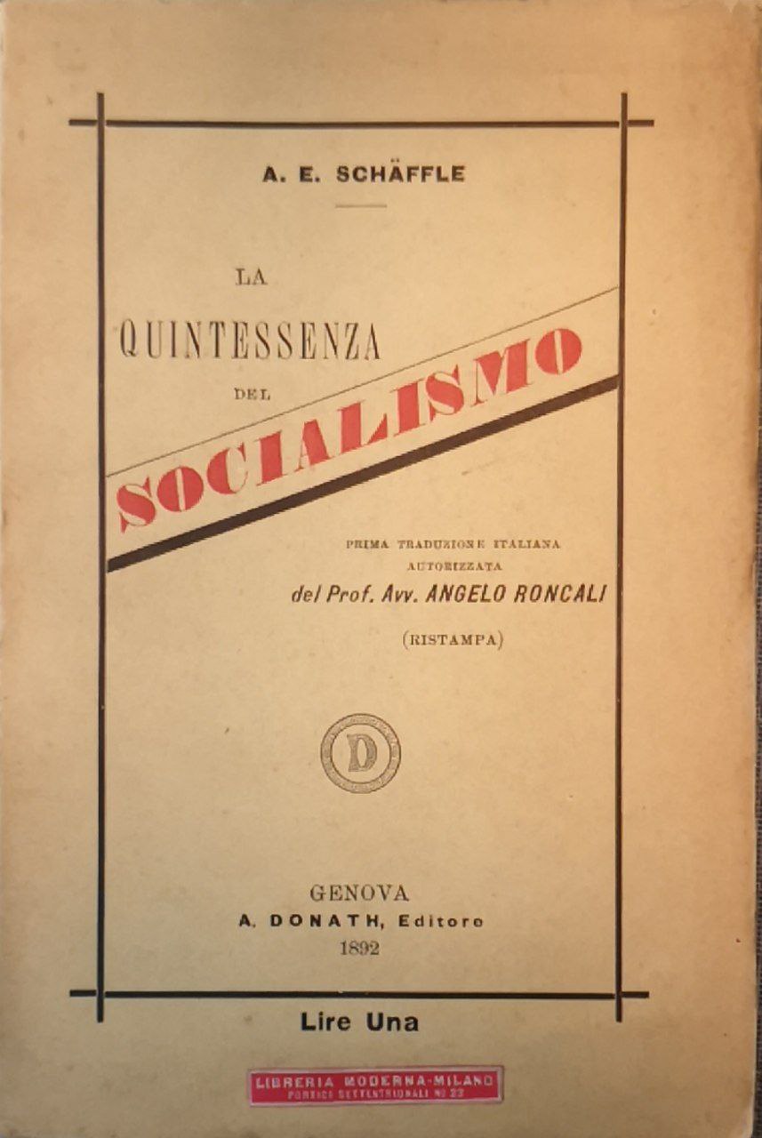 La quintessenza del socialismo