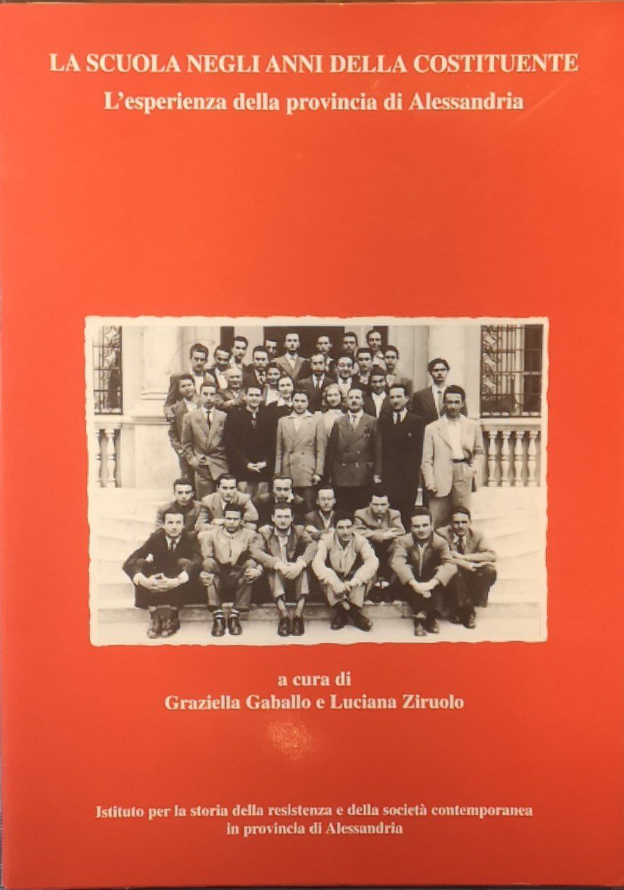 La scuola negli anni della Costituente: l'esperienza della provincia di …