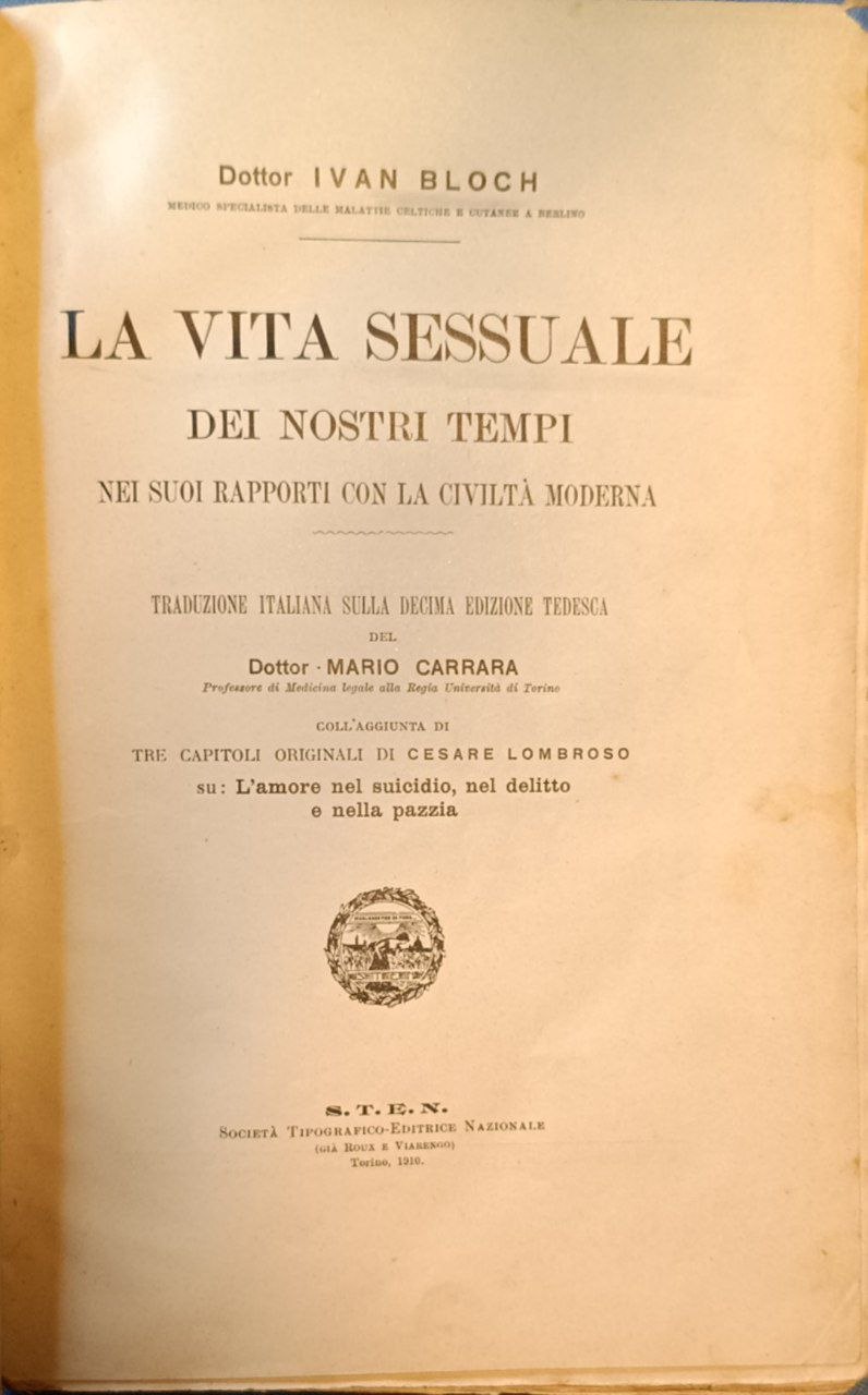 La vita sessuale dei nostri tempi nei suoi rapporti con …