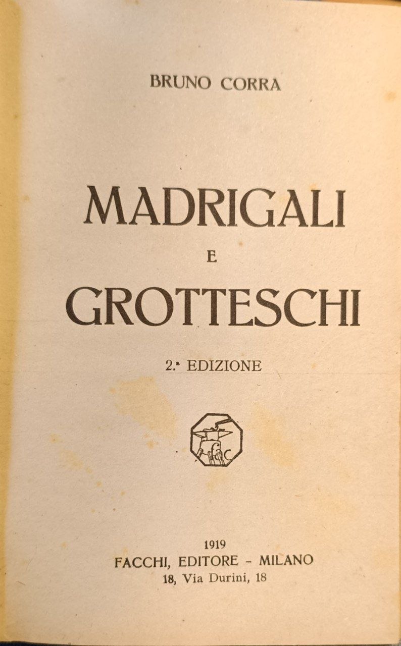 Madrigali e grotteschi