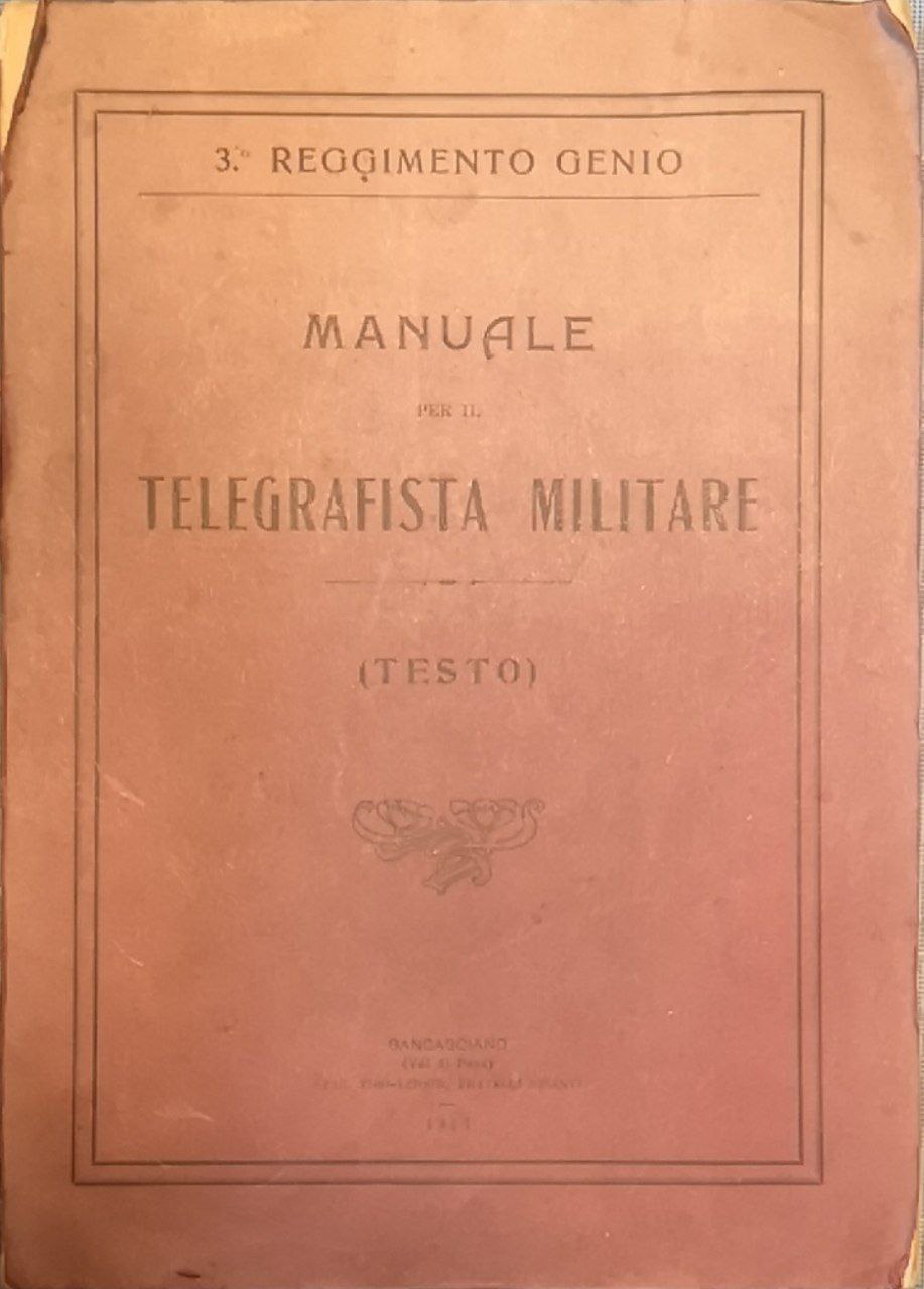 Manuale per il telegrafista militare