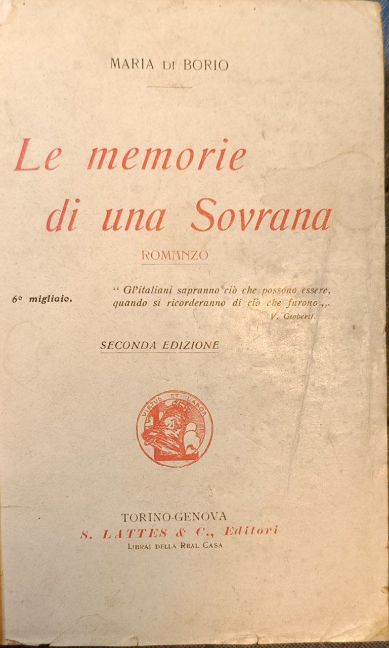 Memorie di una sovrana: romanzo
