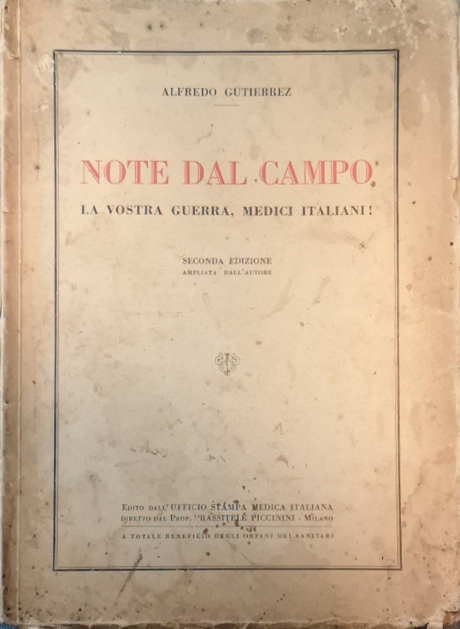 Note dal campo. La vostra guerra medici condotti!