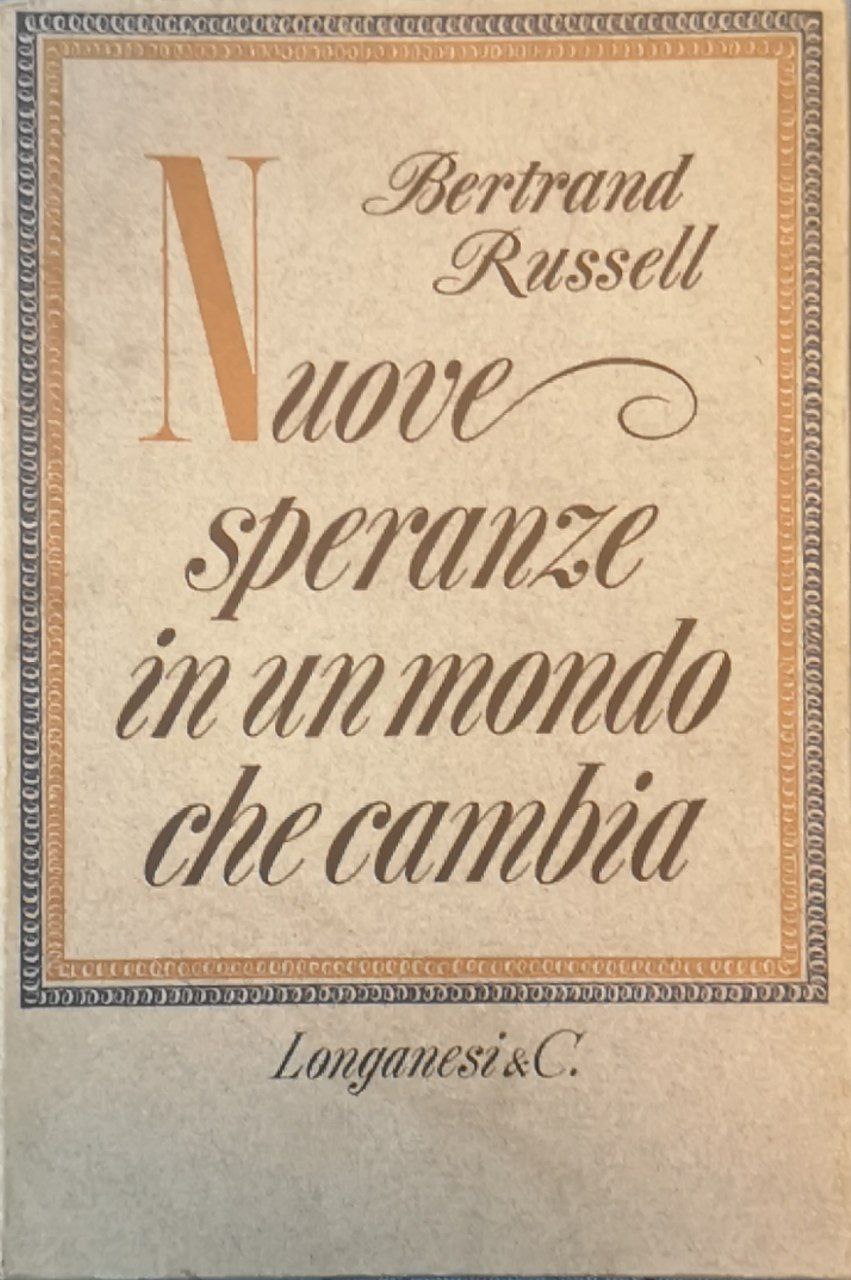 Nuove speranze in un mondo che cambia