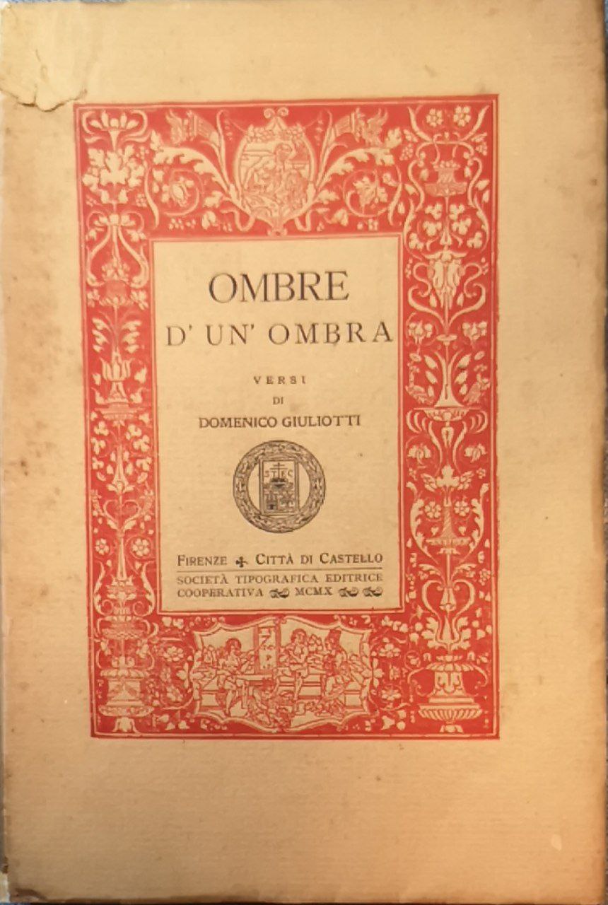 Ombre d'un'ombra: versi