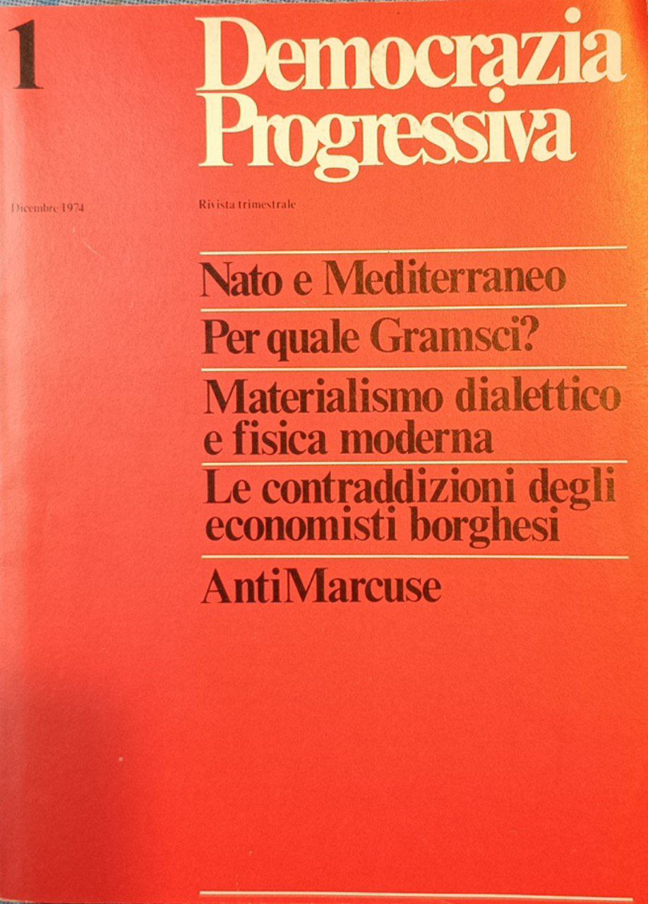 Resistenza e democrazia progressiva. Dicembre 1974